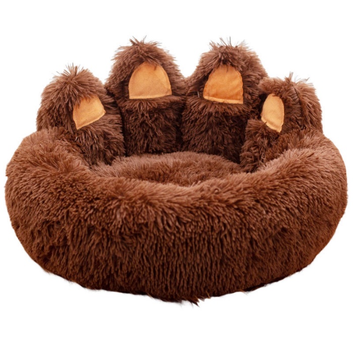 Pet Round Bed Dog Cat Pet House For Dog Cat Plush Pet Sofa 